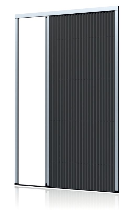 Moustiquaire plissée sur mesure pour porte — partenaire Rollfix, Piazza SA