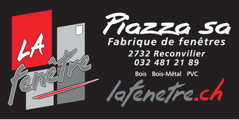 Logo Piazza SA — Lafenêtre.ch, fabricant de fenêtres à Reconvilier